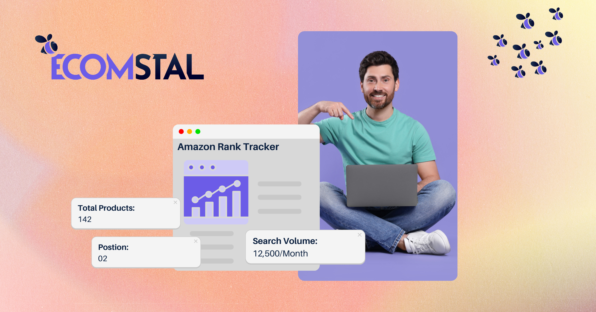 EcomStal: Amazon Rank Tracker【FREE】 Discover Keywords Rank on Amazon